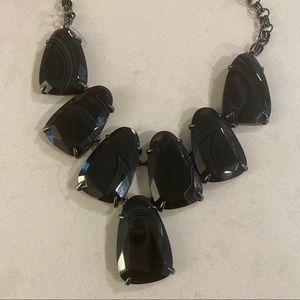 Kendra Scott BBA Gunmetal Harlow Necklace
